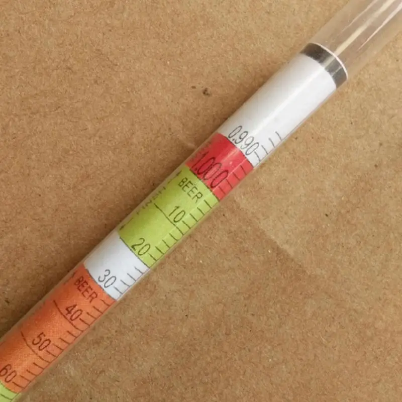 Triple Scale Hydrometer Self Brewed Wine Sugar Meter Alcohol Measuring for Home Brewing Making Beer Wine Mead 2Pcs/Set alcohol meter sugar refractometer