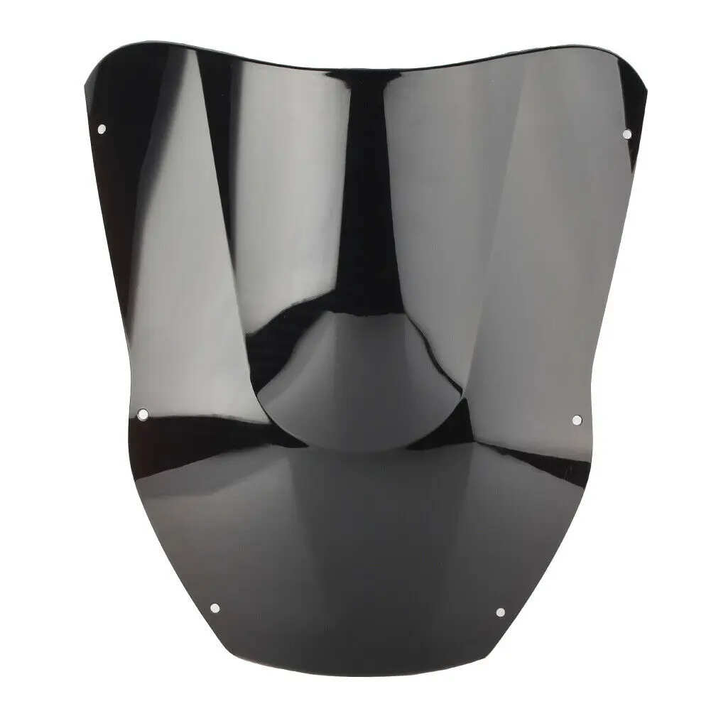 

Motorcycle Black Double Bubble Windscreen Windshield Screen ABS Shield Fit For Kawasaki Ninja ZX12R 2000-2001