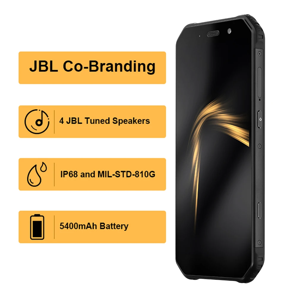Смартфон AGM A9 защищенный IP68 SDM450 5 99 дюйма FHD + 4 64 ГБ 5400 мА · ч быстрая зарядка 3 0 Android 8