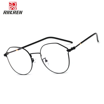 

YT093 Metal Anti Blue Light Blocking Spectacles Eyewear Frame Women Retro Glasses Frame Student Anti Blue-ray Computer Glass Me