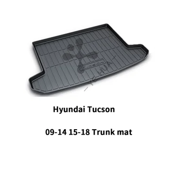 

Hyundai IX35 Black Heavy Duty Cargo Floor Mat-All Weather Trunk Protection, Durable HARD TOP Fit Hyundai Tucson 11-14 15-18