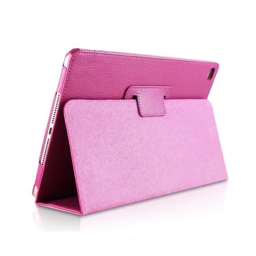 Rose red Чехол для планшета Apple iPad 9,7, флип-чехол из искусственной кожи для Apple iPad A1822 A1823, защитный чехол s - Цвет: Rose red