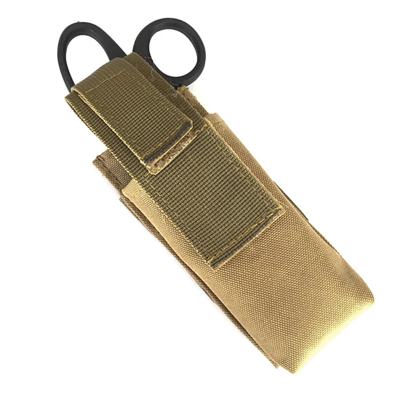 Molle тактический жгут медицинские ножницы сумка Военная EDC сумка для фонарика занятия спортом на свежем воздухе, Охота Аксессуары