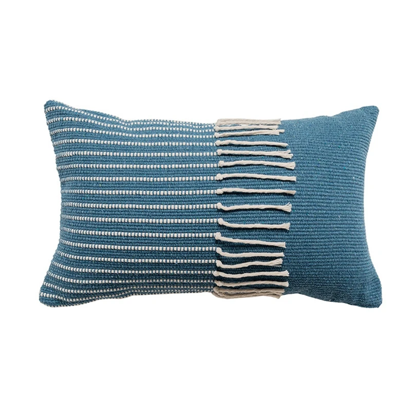 Handmade Sofa Waist Decorative Pillows Case Creative Tassel Cushion Cover Home Decor 17 H14eaf4afd0c24e7385f64a52600e23caV