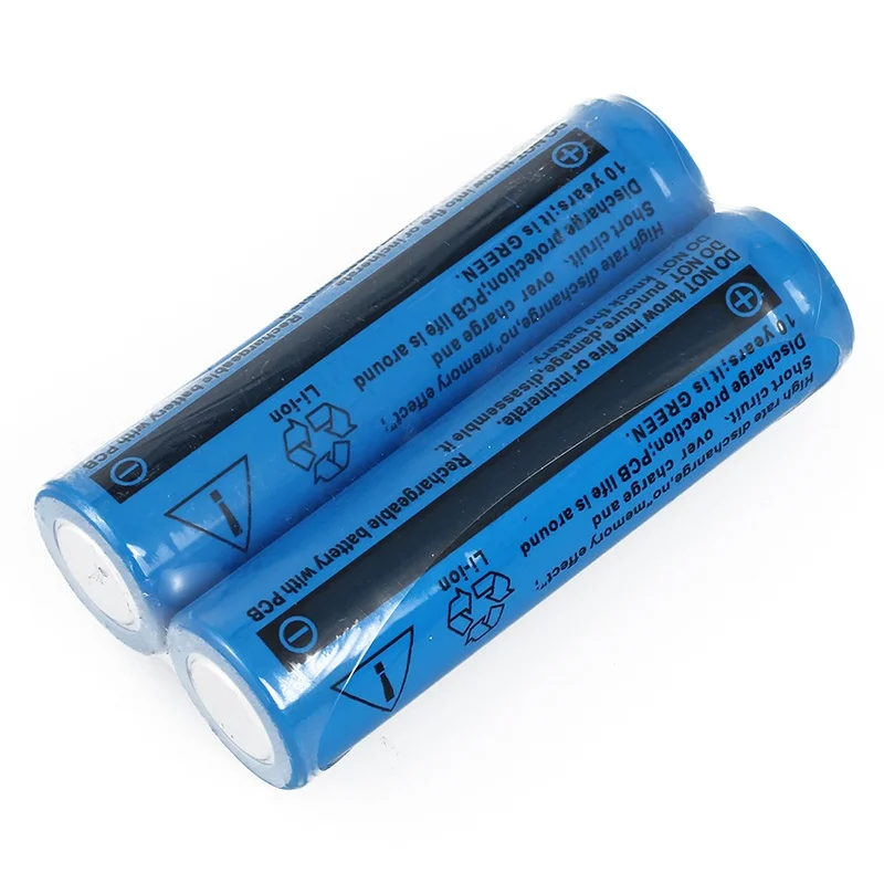 AABB-2x18650 батареи 3000mAh 3,7 V литий-ионная аккумуляторная батарея фонарик Фонарь