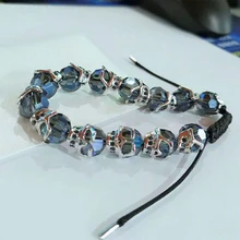 SWA TADDEO браслет Для мужчин 1 блестящий синий Shantou с украшением в виде кристаллов дать папа парень лучший выбор, ювелирные изделия в качестве подарка