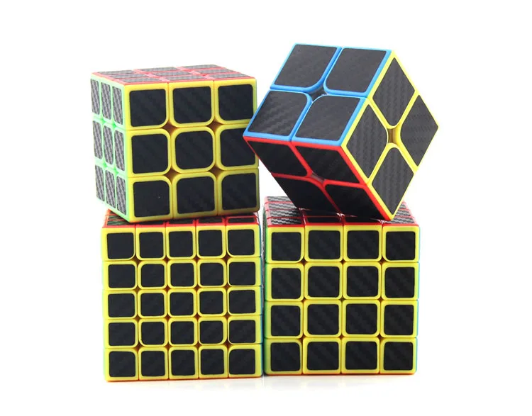 Стразы «Кубик Рубика» класс углеродного волокна второго заказа Magic Cube 2-заказ гладкой Стразы «Кубик Рубика» Развивающие Забавная детская Давление редукт