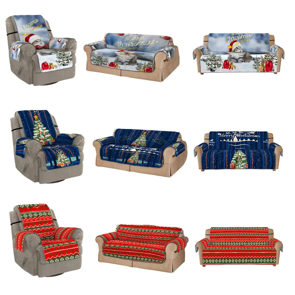 Christmas Cartoon 3d Sofa Cover Set Sofa Couch Cover Sofa Protector Home Decor Accessories Sofa Cover Aliexpress
