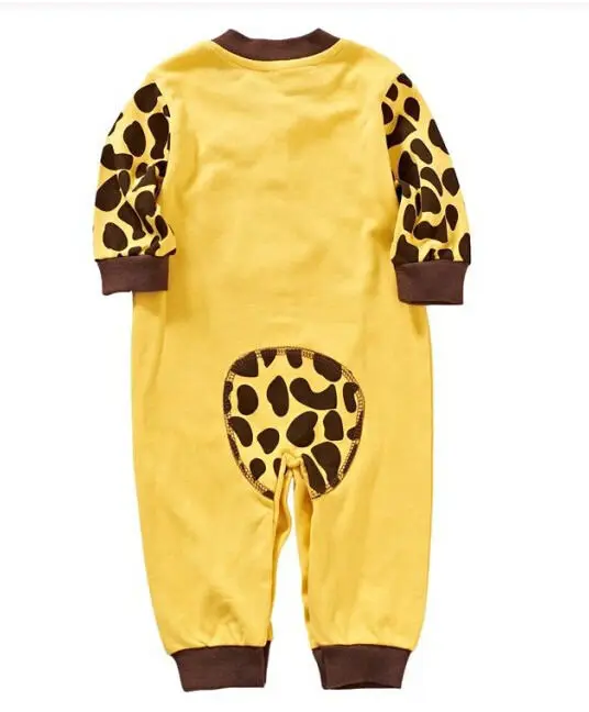 Теплая одежда с длинными рукавами с животным узором для сна; ночное белье Топ для маленьких мальчиков и девочек, сна и спортивный костюм