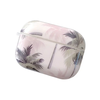 

Plant Pattern Earphone Case for Pro Cover for Pro 3 Headphone Charging Box