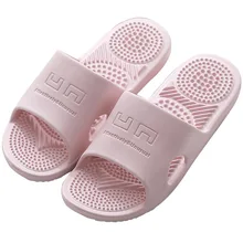 Летние тапочки; коллекция года; домашняя Нескользящая Массажная обувь; унисекс; однотонные тапочки с мягкой подошвой; домашние сандалии; мужские массажные тапочки