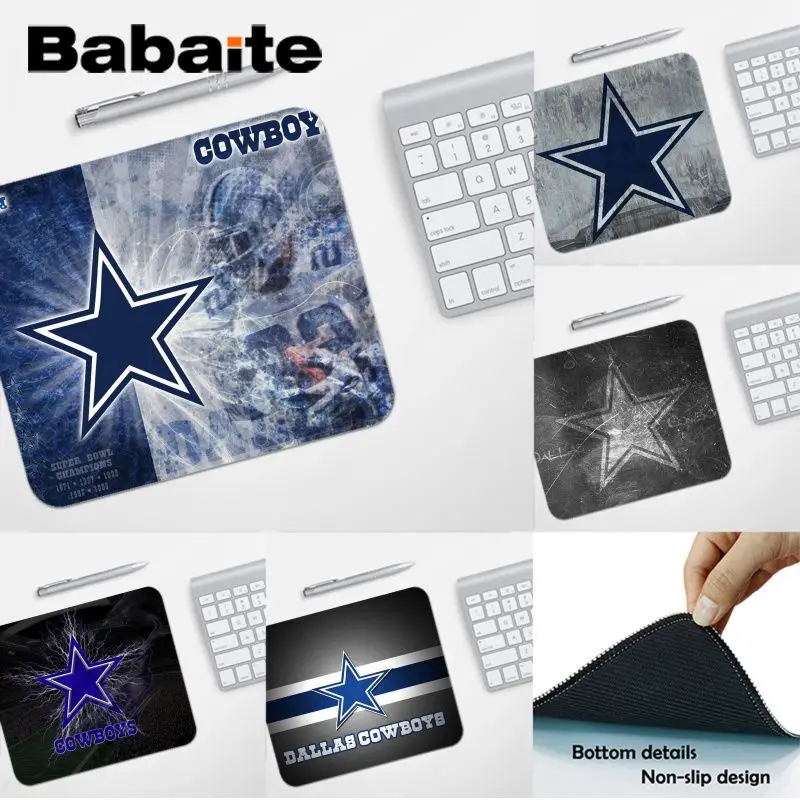 Babaite высокое качество Dallas Cowboys компьютерные игровые коврики для мыши Гладкий блокнот для записи настольных компьютеров мат игровой коврик для мыши