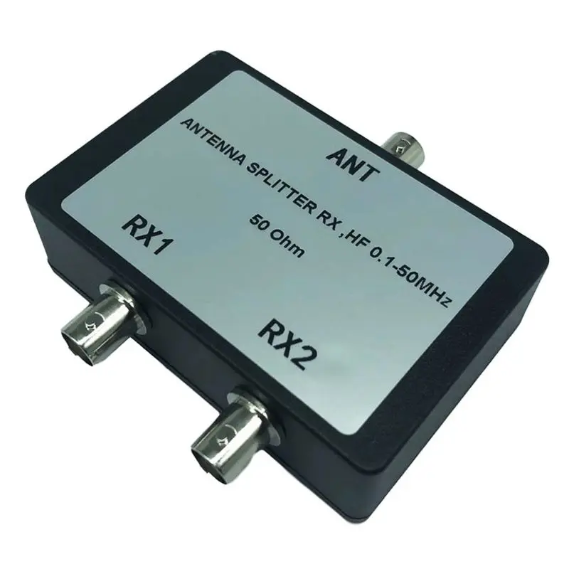 Портативный антенный сплиттер RX HF 0 1 50 МГц 50Ohm BNC коннекторы коаксиальный кабель