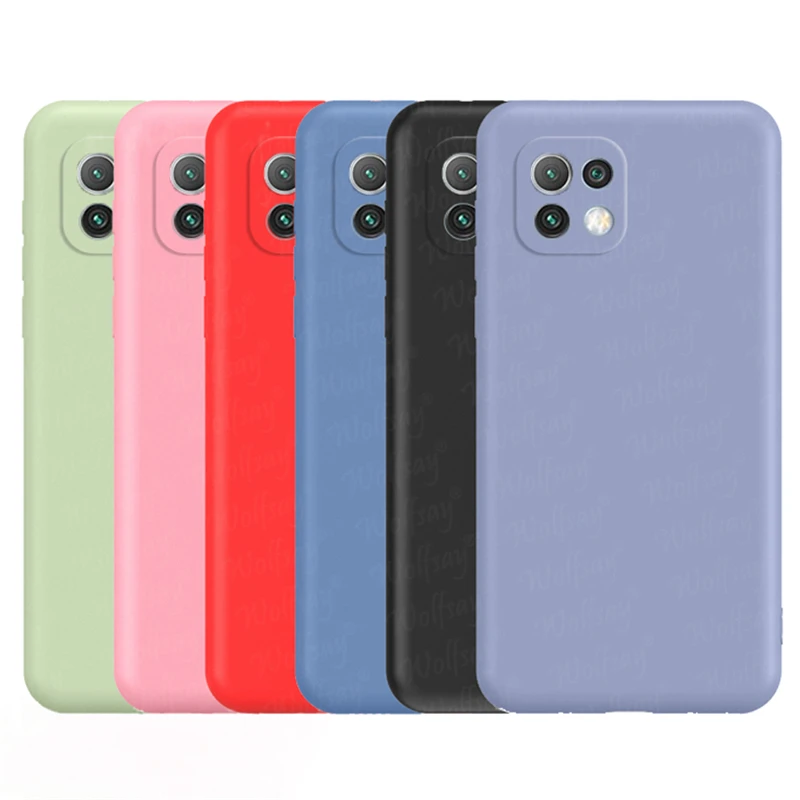 For Xiaomi Mi 11 Lite Case Silicone Soft Funda Back Protective Cover For Xiaomi Mi 11 Lite 5g Ne