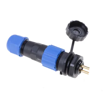 

IP68 Plug Socket SP13-2 2 Pin Waterproof Connector Power Cable Connectors 1.8*2