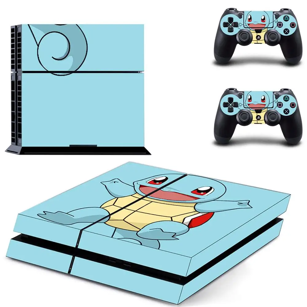 DPTM2106 PS 4 Стикеры покемонов Play station 4 Стикеры s, наклейка для PS4 наклейка домашнего декора расписные картинки desivo для Игровые приставки 4 консоли и 2 контроллера - Цвет: DPTM2106