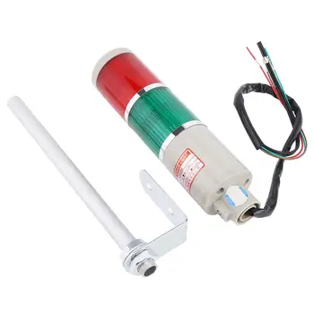

1pc Red/Green LED Warning Emergency Equipment Lighting Bulb Beacon Lamp 220V for Mechanical Equipment Warning Light