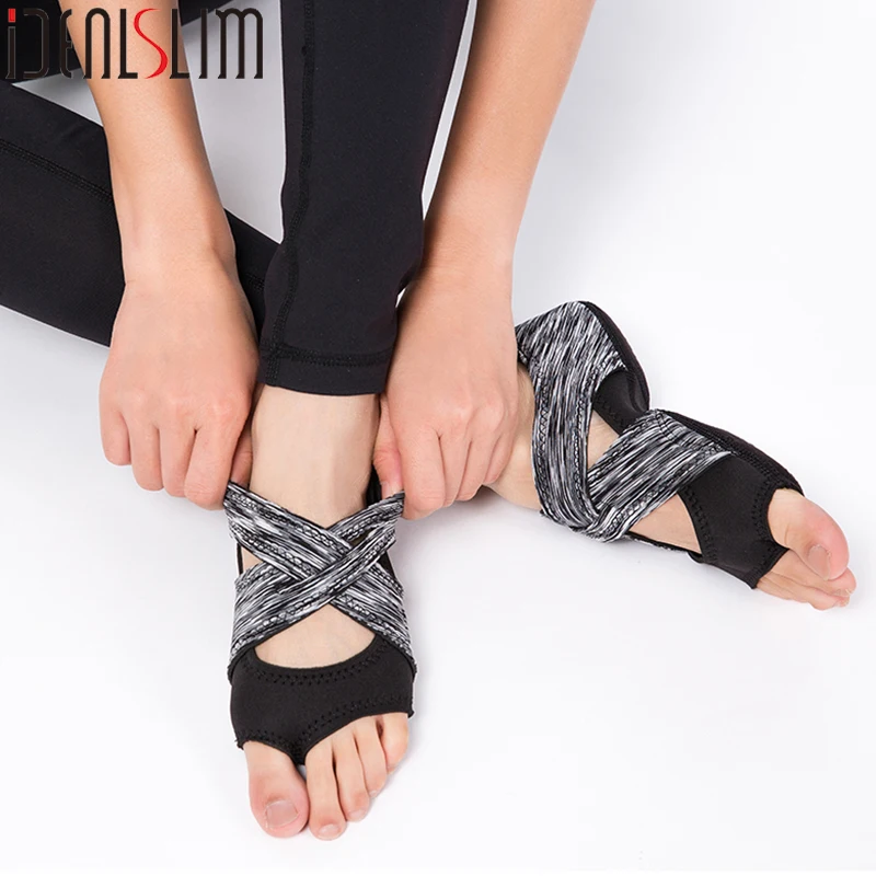 Идеальные профессиональные носки для йоги 5 пальцев нескользящая обувь фитнеса