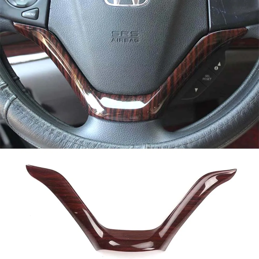 Для Honda CRV 2012 2013 украшение рулевого колеса автомобиля отделка Стайлинг автомобиля аксессуар