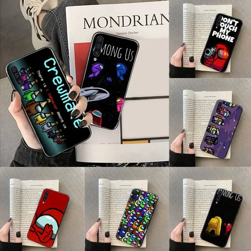 

Among us fashion hot game Phone Case For Samsung Galaxy M10 20 30 A 40 50 70 71 6S A2 A6 A9 2018 J7 CORE PLUS STAR S10 5G C8