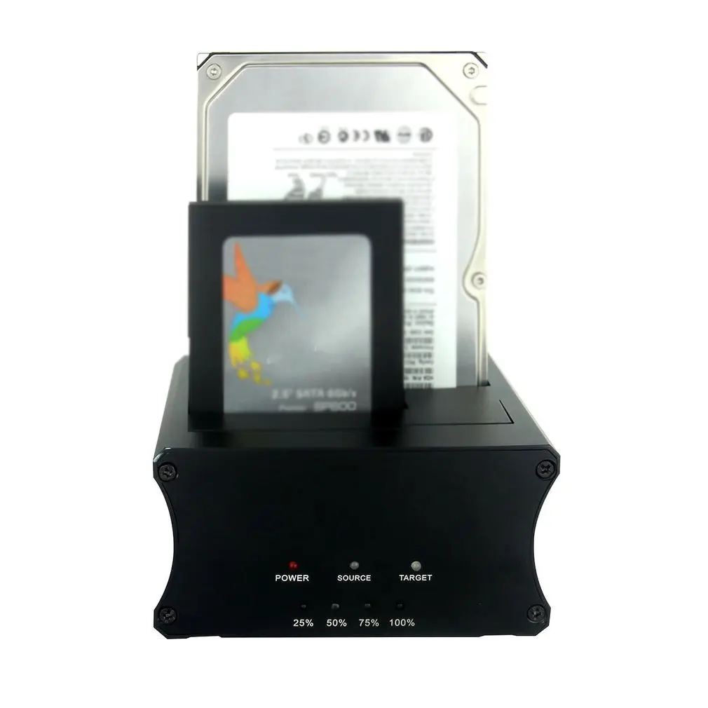 23HD28-RTK Double Hard Drive Extended Base eSata USB3.0 Hub 2." 3.5" SATA IDE HDD Extended Base for Computer