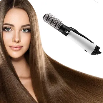 

Three-in-one Hot Air Comb Multi-function Portable Hair Straightener Hair Curler Shape Electric Air Duct