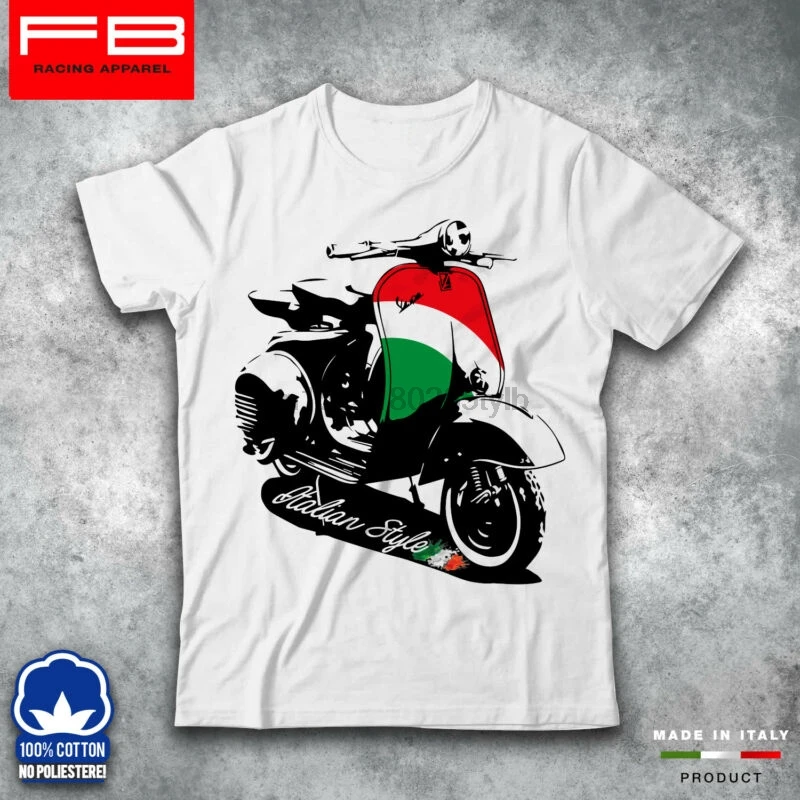T shirt Uomo VESPA Piaggio Italian Style Vintage La Dolce Vita Coll