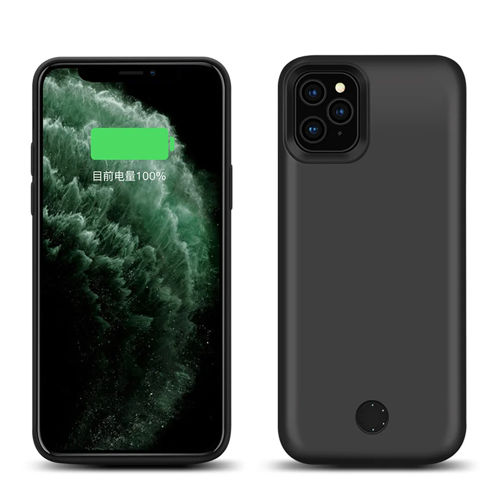Чехол аккумулятор для iPhone 11 Pro Max 5000/6000 мАч чехол зарядки внешнего аккумулятора
