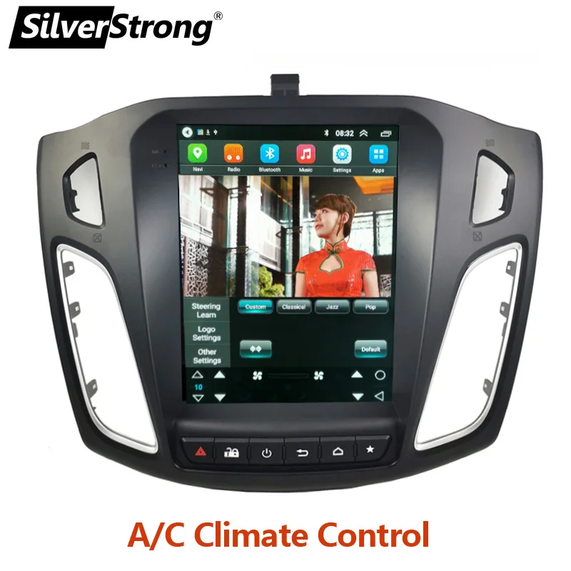 SilverStrong IPS Android10 Tesla экран Android для Ford Focus 3 Radio Focus3 Wifi мультимедийный