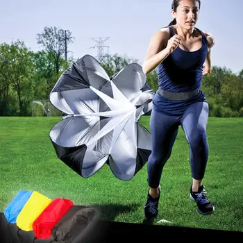 

Resistance Parachute Red/Blue Nylon Running Chute Speed Adjust Power Exercise Outdoor Tool Professional