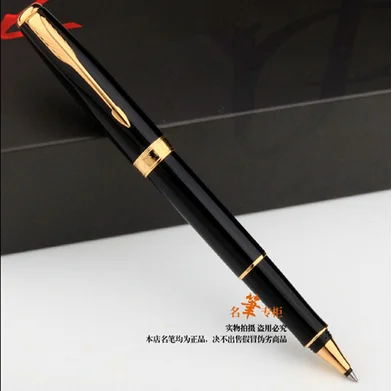 Черная Золотая средняя точка 0,5 мм Sonnet роликовая ручка шариковая ручка для подписи подарочные канцелярские принадлежности Школьные офисные поставщики
