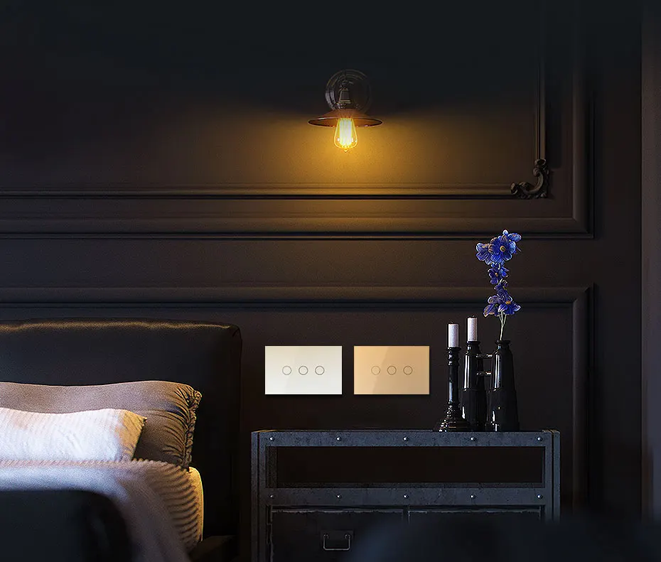 Livolo eua au padrão interruptor de toque,