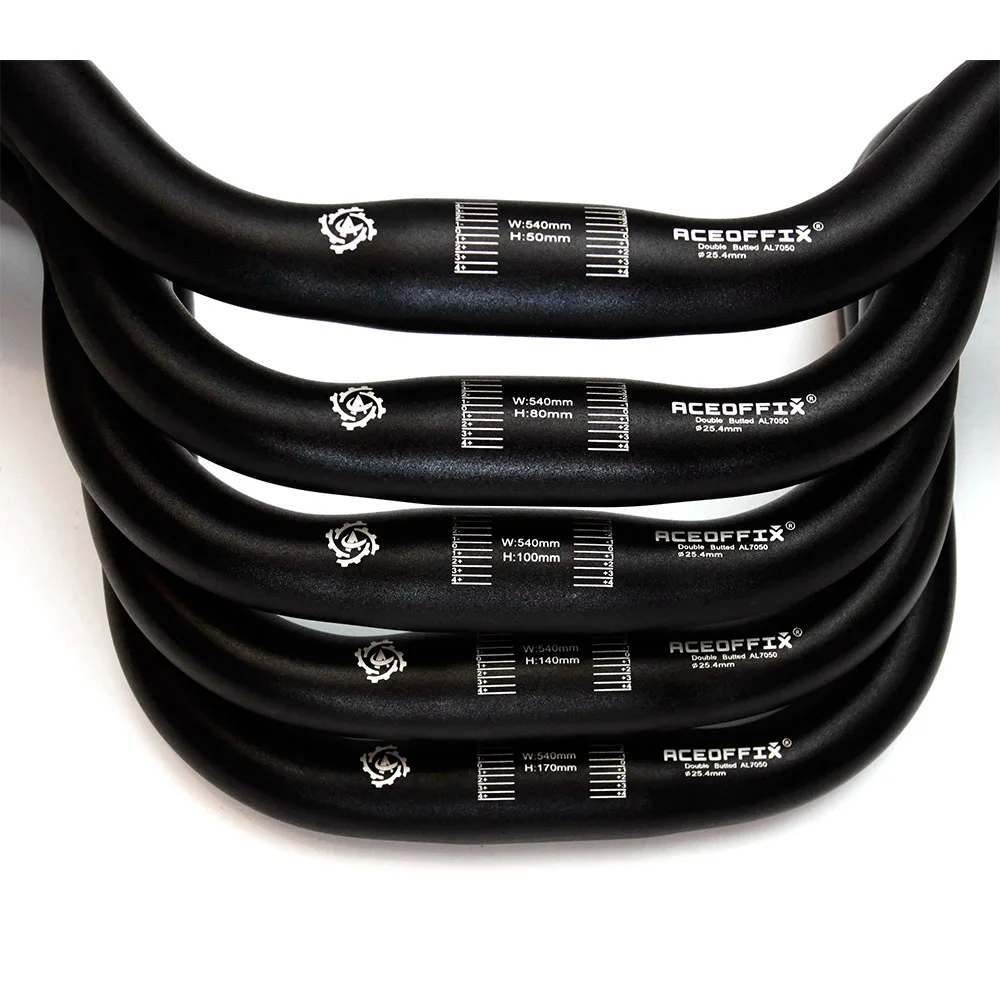 Folding Bicycle M Handlebar 540mm Ultralight AL7005 2 colors 5 size Brompton bicycle handlebar