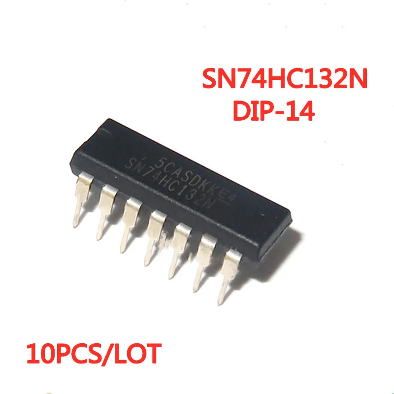 10 шт./лот Новый SN74HC132N 74HC132 DIP-14 Logic chip в наличии | Электронные компоненты и