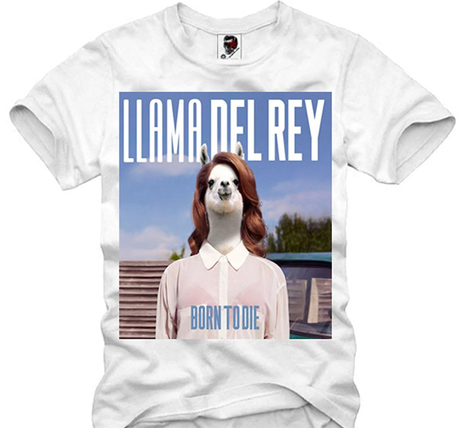 

Fashion Men Printed T Shirts Mens T Shirt Llama Del Rey Lama Lana K8N S M L Xl