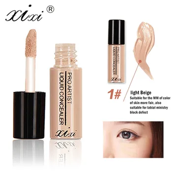 

Pro Makeup Concealer Liquid Cover Dark Circles Freckles Acne Cream Base Foundation Artist Liquid Cosmetic Concealer T1236
