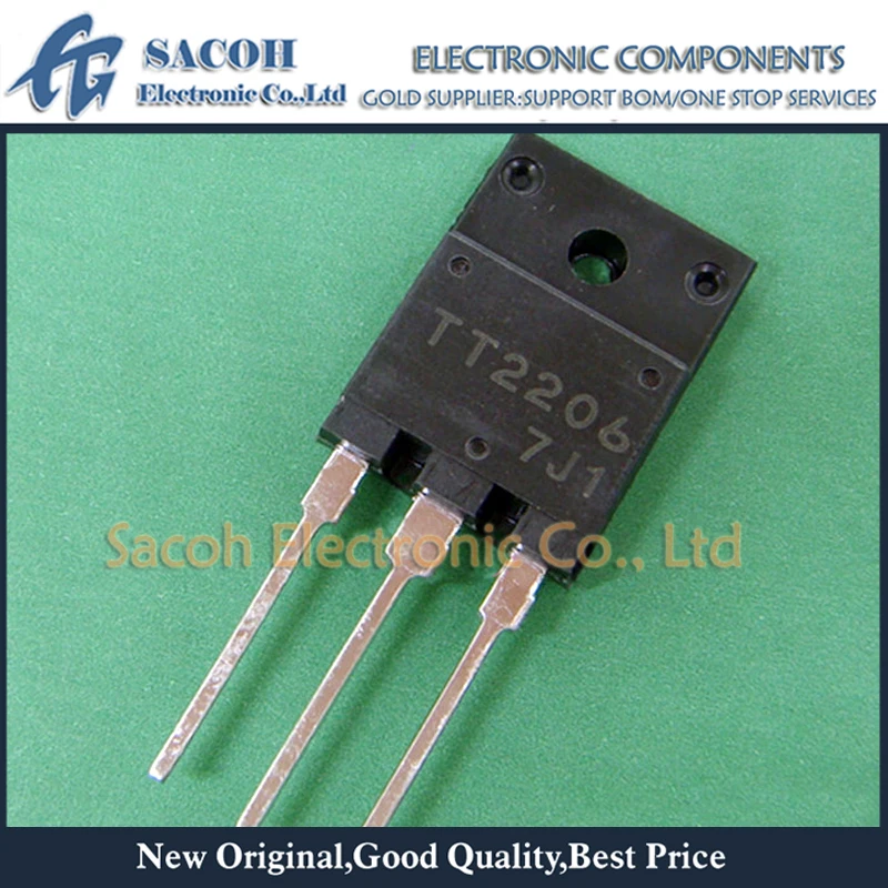10pcs Tt2206 Or Tt2207 Or Tt2202 To-3pf 10a 1500v Npn Triple Diffused ...