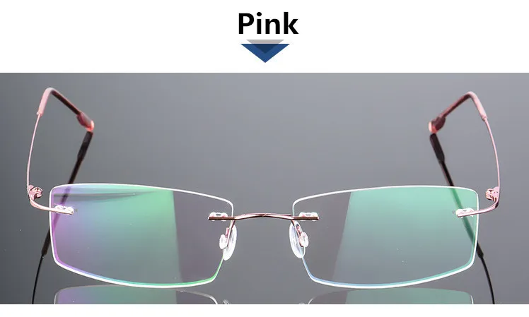 C4 Pink 55-18-138 складной Ультра-светильник с эффектом памяти, титановые гибкие оправы для очков, светильник Rx able, очки для мужчин и женщин - Цвет оправы: C4 Pink