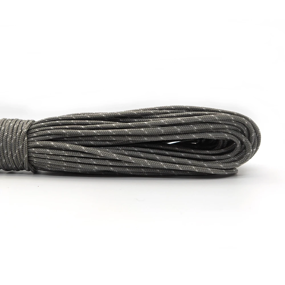 Paracord rope 2mm Paracord 25FT 100FT 1 Strand Paracorde Outdoor Survival Equipment Clothesline DIY Bracelet