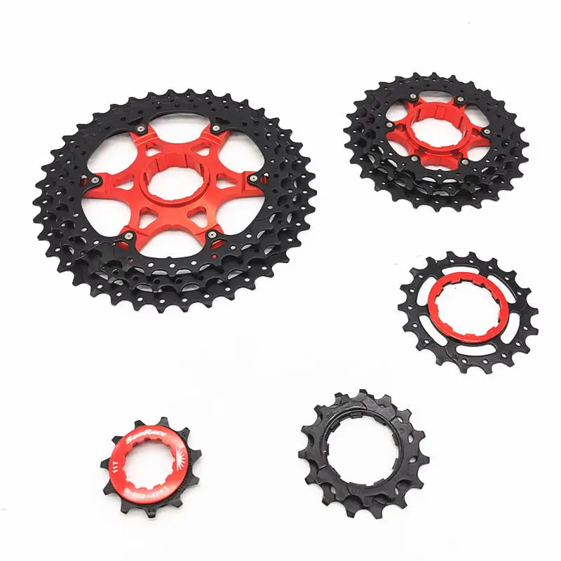 Sunracing 10 скоростей широкоугольный велосипед mtb freewheel кассета 11-40T 11-42T