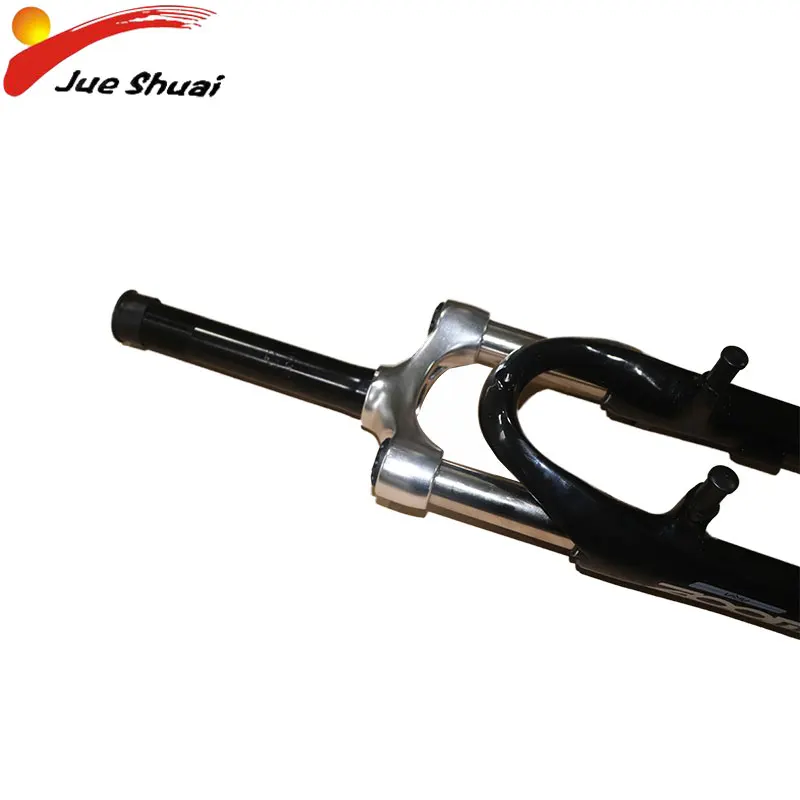 Черная передняя вилка для велосипеда 26 дюймов алюминиевый сплав горный велосипед MTB Аксессуары Repaie запчасти 28,6 см Передняя вилка размер дискового тормоза