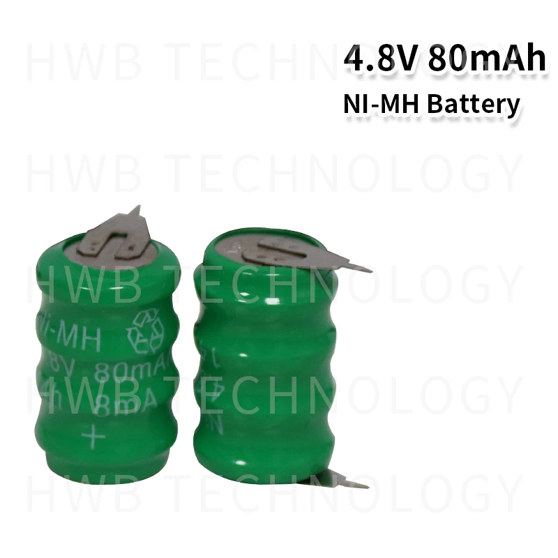 10 шт./лот Оригинальный Новый KX 4 8 V 80mAh Ni MH Аккумуляторный аккумулятор с кнопками