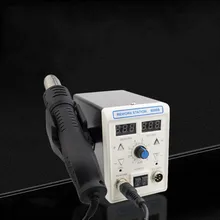 gfzkmyfz станция паяльня станция стенд 8586B паяльная станция светодиодный двойной цифровой дисплей паяльная станция для ремонта пистолет горячего воздуха Электрический паяльник Наборы инструментов, набор инструментов