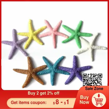 

Aquarium resin material Artificial starfish Sea Star, mediterranean sea style ocean decoration colorful waterscape for fish tank