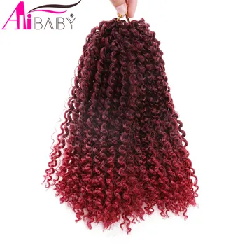

Marley Braid Synthetic Jerry Curly Crochet Hair 8-12inch Bohemian Ombre Braiding Hair Extensions for Women 60Stands/Pack Alibaby