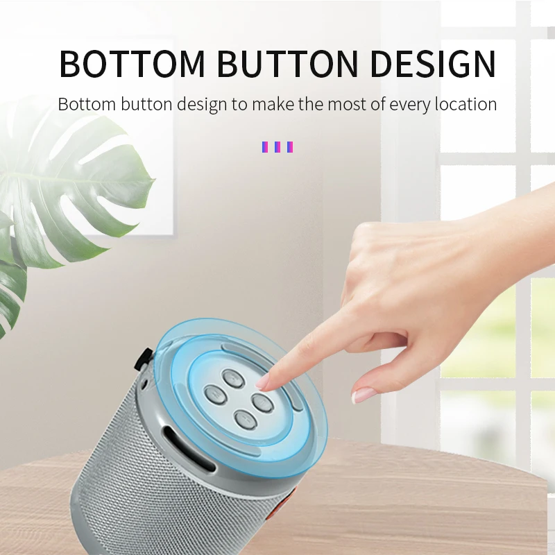 Беспроводная bluetooth колонка подставка для телефона серия наружное радио TWS1 + 1 fm