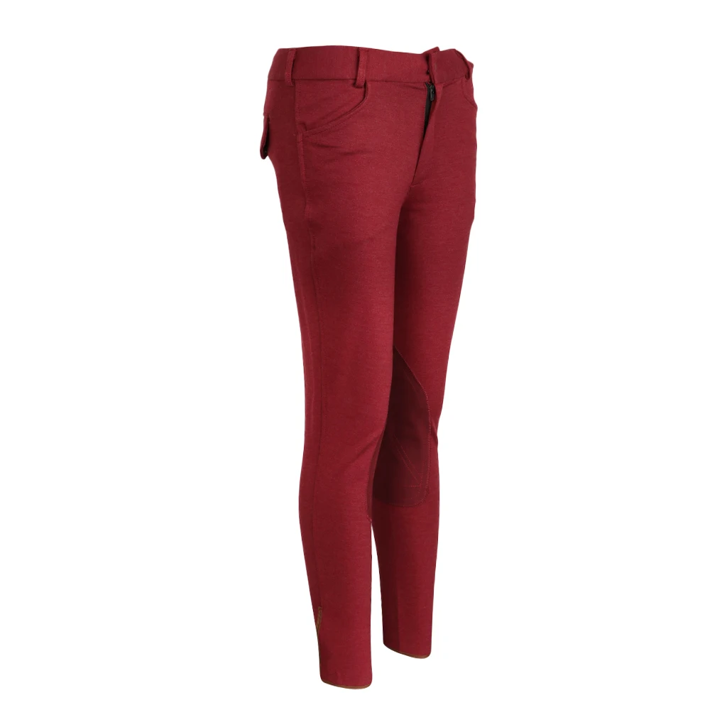 Cotton Horse Riding Equestrian Breeches Pants Full Leg Stretchy Equine Pants Equine Clothing Women 