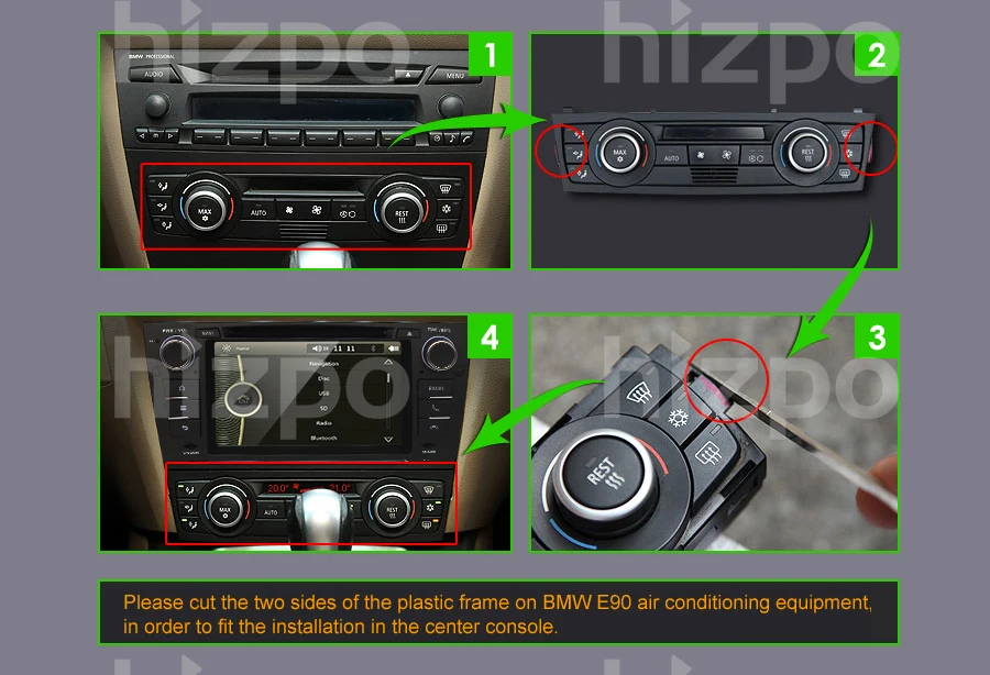 Sale 2 din GPS Car Radio Android 9.0  Car DVD Player GPS navigation For BMW E90 E91 E92 E93(2006-2012) 4G WIFI BT 1080P SWC RDS MAP 4