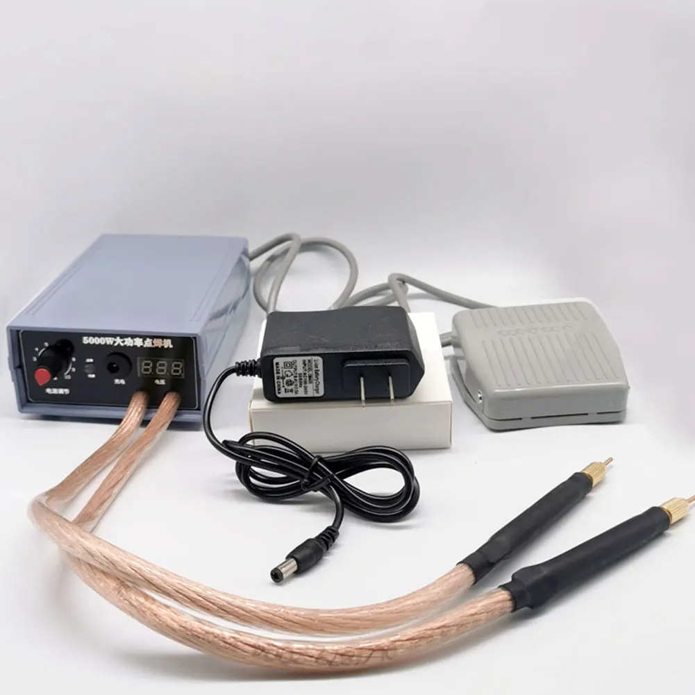 US $61.90 Mini Handheld Portable Battery Spot Welder Kit 5000W High Power Spot Welder Quick Release Adjustable Spot Welding Machine