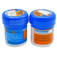 Soldering Paste Flux XG-80 XG-50 XG-30 Solder Tin Sn63/Pb67 For Hakko 936 TS100 Soldering iron Circuit Board SMT SMD Repair Tool